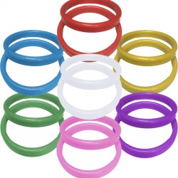 13g Assorted Plastic Bangle Weight 100ct