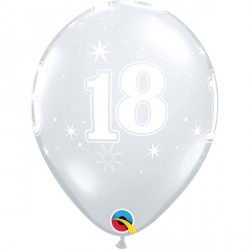 18 Sparkle-a-round 11" Diamond Clear (25ct) Ygx