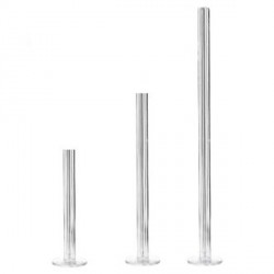 31" Lomey Clear Pedestals