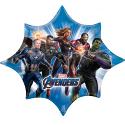 Avengers Endgame Shape P38 Pkt (35" X 29")