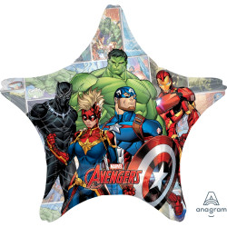 Avengers Powers Unite Shape P38 Pkt (28" X 28")
