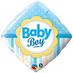 Baby Boy Dots & Stripes 18" Pkt If