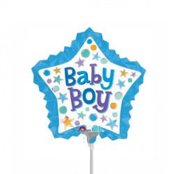 Baby Boy Star With Ruffle Mini Shape A30 Flat