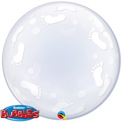 Baby Footprints 24" Deco Bubble Yxy