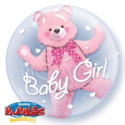 Baby Pink Bear 24" Double Bubble Yuy