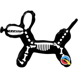 Balloon Dog Skeleton 14" Mini Shape Flat Jw