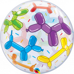Balloon Dogs 22" Single Bubble Yrv