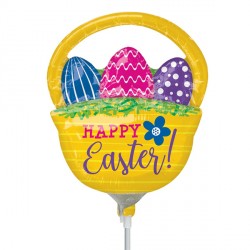 Basket With Eggs Easter Mini Shape A30 Flat