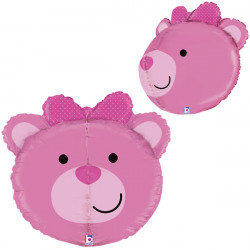 Bear Baby Girl 27" Dimensionals Shape D3 Pkt