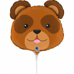 Bear Head 14" Mini Shape Flat