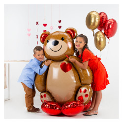 Big Cuddly Teddy P70 Airloonz Pkt (34" X 48")