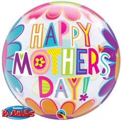 Big Flowers Mother's Day 22" Single Bubble Yrv