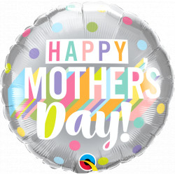 Big Pastel Dots Mother's Day 18" Pkt If