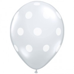 Big Polka Dots 5" Diamond Clear (100ct) Ycv