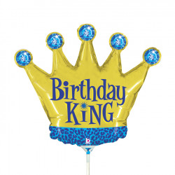 Birthday King 14" Mini Shape Flat