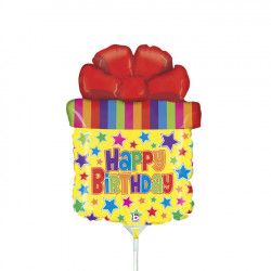 Birthday Present 14" Mini Shape Flat