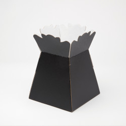 Black Matt Porto Vase/hamper Boxes (25)