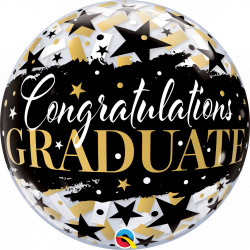 Black Stars Graduate 22" Single Bubble Yrv