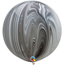 Black & White 30" Superagate (2ct) Yfl