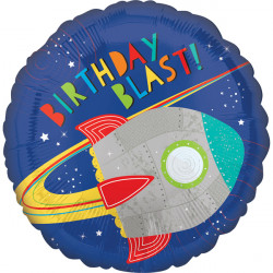 Blast Off Birthday Standard S40 Pkt