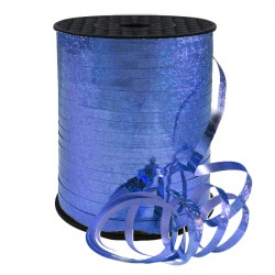 Blue 5mm Holographic Ribbon 500m