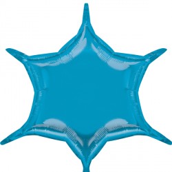 Blue 6 Point Star D32 Flat (3ct)