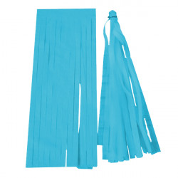 Blue Balloon Tassel Collar  25cm X 15cm 5 Pack Including String