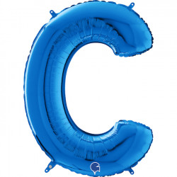 Blue Letter C Shape 26" Pkt