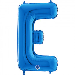 Blue Letter E Shape 26" Pkt