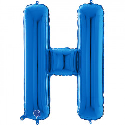 Blue Letter H Shape 26" Pkt