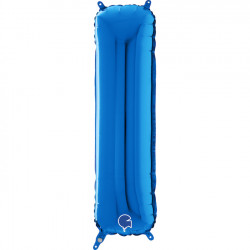 Blue Letter I Shape 26" Pkt