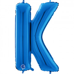Blue Letter K Shape 26" Pkt
