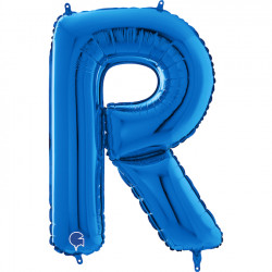 Blue Letter R Shape 26" Pkt