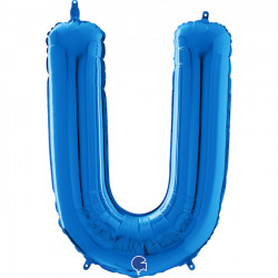 Blue Letter U Shape 26" Pkt