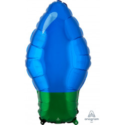 Blue Light Bulb Standard Shape S50 Pkt (11" X 22")