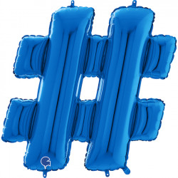 Blue Symbol # Shape 26" Pkt