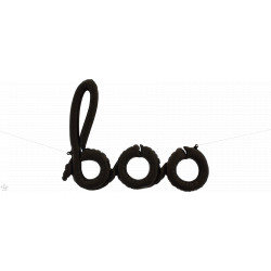 Boo Script Black 40" Airfilled Shape S1-01 Pkt