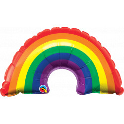 Bright Rainbow 14" Mini Shape Flat Jw