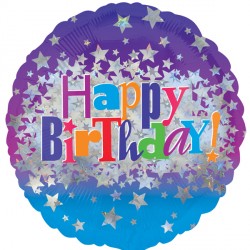Bright Stars Happy Birthday Standard S40 Pkt