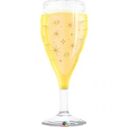 Bubbly Wine Glass 39" Shape Group B Pkt Yte