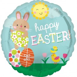 Bunny & Chicks Happy Easter Standard S40 Pkt