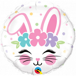 Bunny Face 18" Pkt If