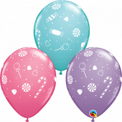 Candies & Confetti 11" Assorted Spring Lilac, Caribbean Blue & Rose (25ct) Ygx