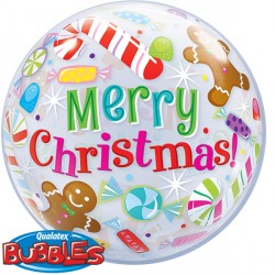 Candles & Treats Christmas 22" Single Bubble Yrv