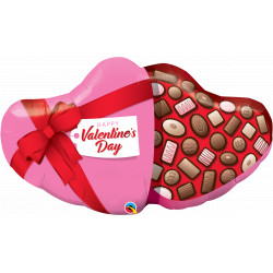 Candy Box Valentine's Day 39" Shape Group D Pkt Ymf