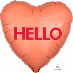 Candy Heart Hello Standard S40 Pkt