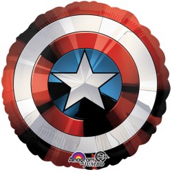 Captain America Avengers Shield Shape P38 Pkt (28" X 28")