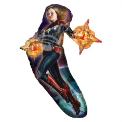 Captain Marvel Shape P38 Pkt (27" X 37")