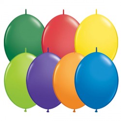 Carnival Assortment 12" Quick Link (50ct) Ck