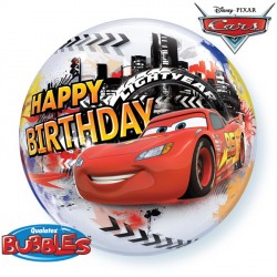 Cars Lightning Mcqueen & Mater Birthday 22" Single Bubble